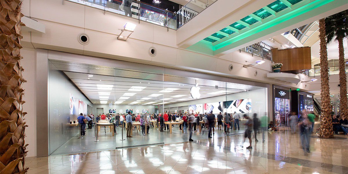 Apple storefront